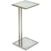 * Mirrored Gold Metal Drink Table Less Expensive