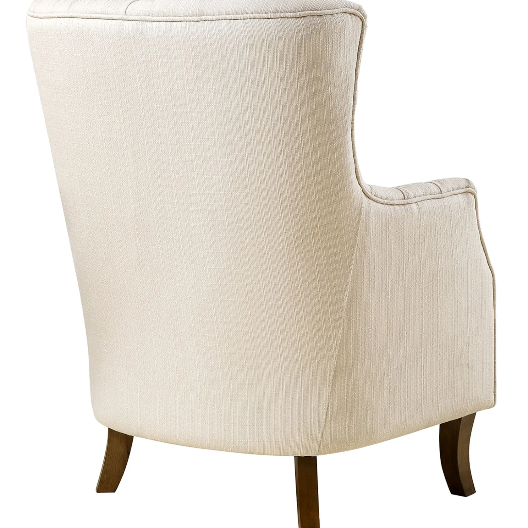 * Norfolk Cream Linen Tufted High Back Arm Chair Promotion