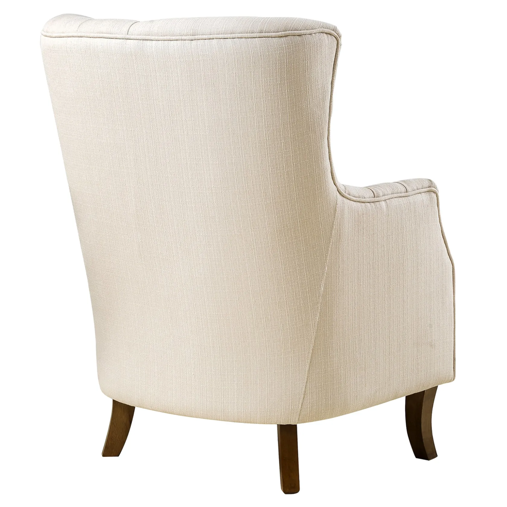 * Norfolk White Tufted Accent Chair, Kd Opening Sales