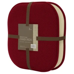 * 2-Pack Wine Memory Foam Chair Pads Gift Selection