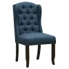 * Providence Aahmad Winged Dining Chair, Azure Low Price