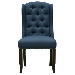 * Providence Aahmad Winged Dining Chair, Azure Low Price