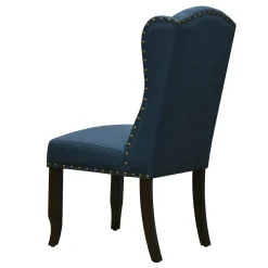 * Providence Aahmad Winged Dining Chair, Azure Low Price
