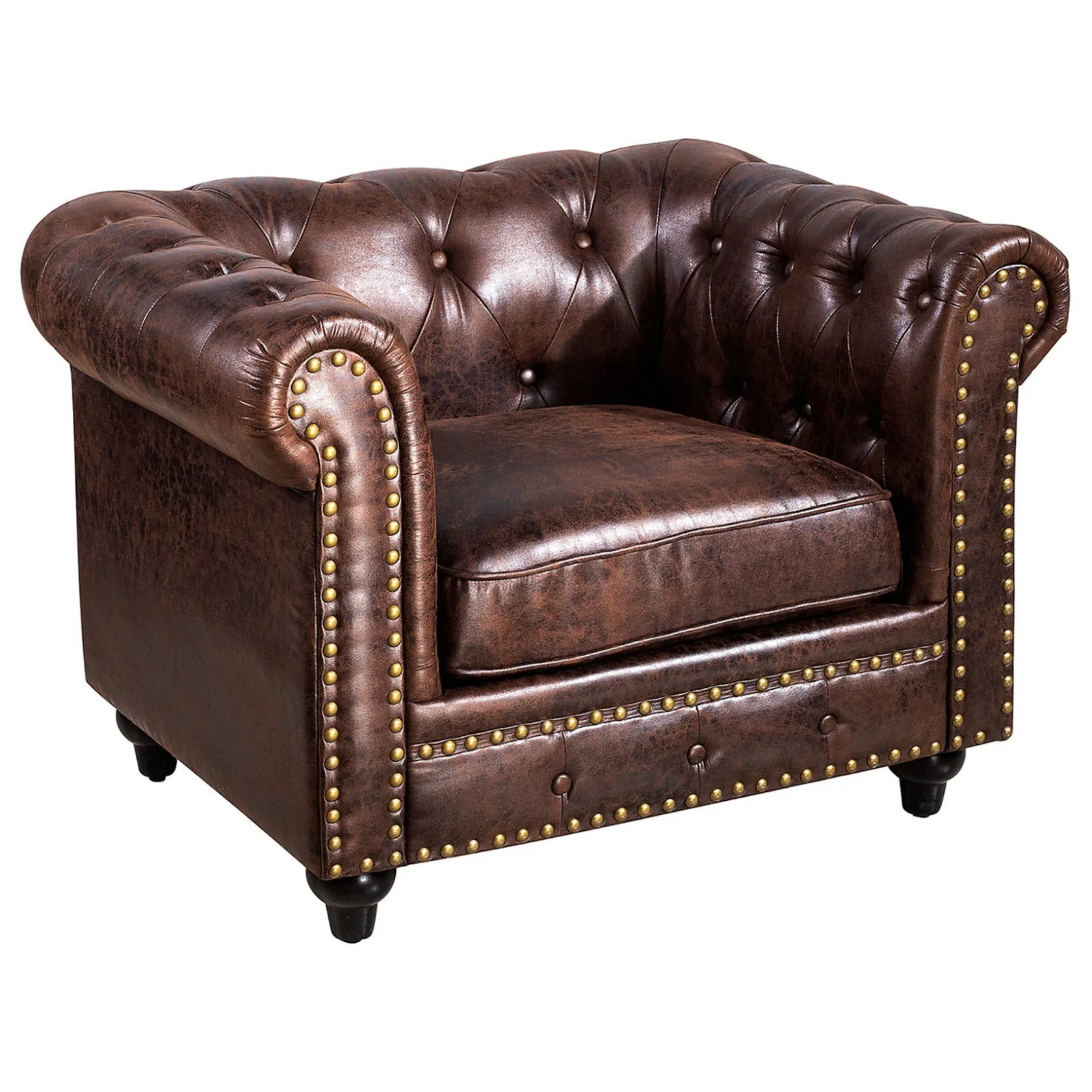 * Providence Chesterfield Tufted Chair, Kd Cheaper