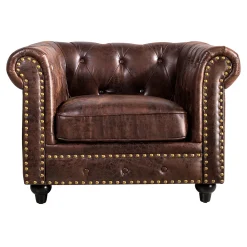 * Providence Chesterfield Tufted Chair, Kd Cheaper