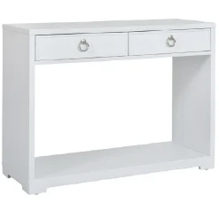 * Providence Clara White Console Table Flash Sale