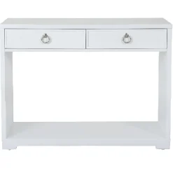 * Providence Clara White Console Table Flash Sale