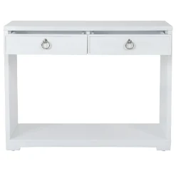 * Providence Clara White Console Table Flash Sale