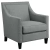 * Providence Erica Studded Accent Chair, Grey Promotion