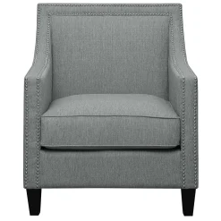 * Providence Erica Studded Accent Chair, Grey Promotion