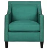 * Providence Erica Studded Accent Chair, Teal Opening Sales