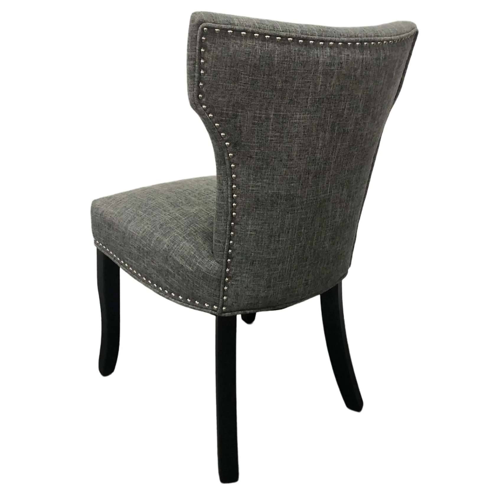 * Providence Jhene Ii Studded Back Dining Chair, Grey Discount Online