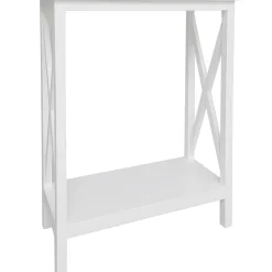 * Providence White Xavier Console End Table, 30 Less Expensive