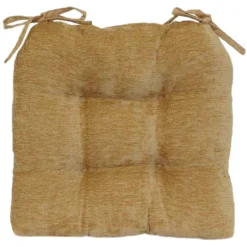 * Reese Chenille Gold Chair Pad Opening Sales