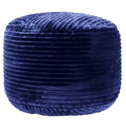 * Ridgecrest Navy Plush Pouf, 20 Promotion
