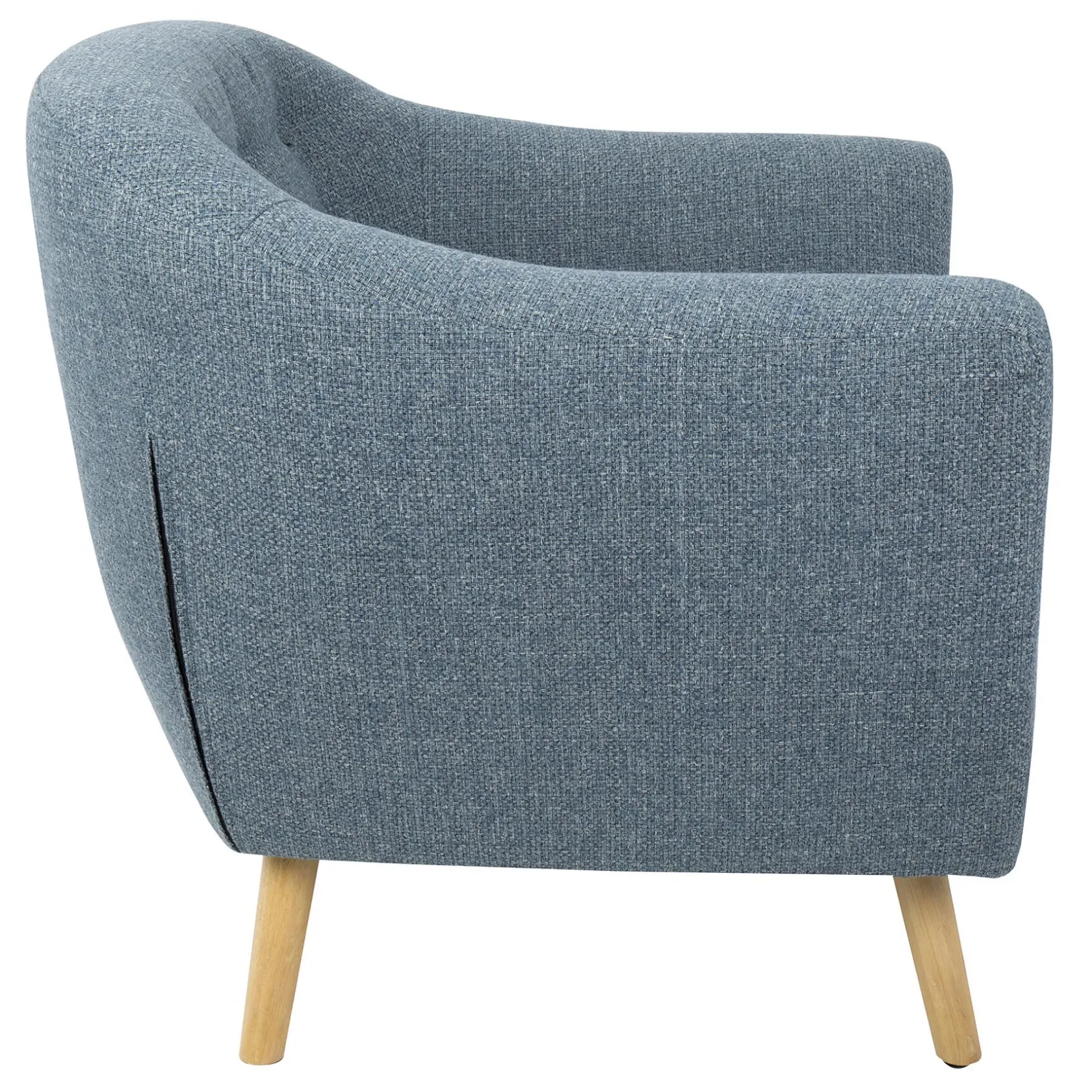 * Rockwell Blue Mid-Century Modern Accent Chair Opening Sales