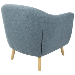 * Rockwell Blue Mid-Century Modern Accent Chair Opening Sales