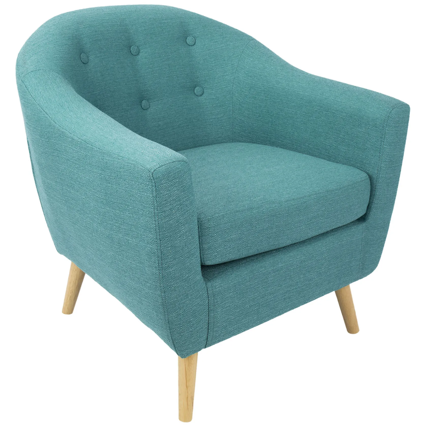 * Rockwell Teal Mid-Century Modern Accent Chair Gift Selection