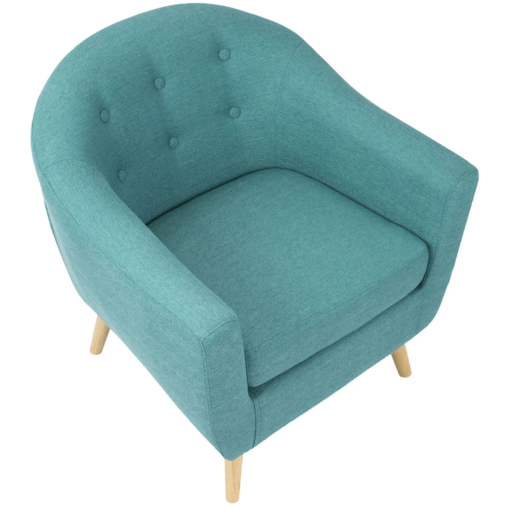 * Rockwell Teal Mid-Century Modern Accent Chair Gift Selection