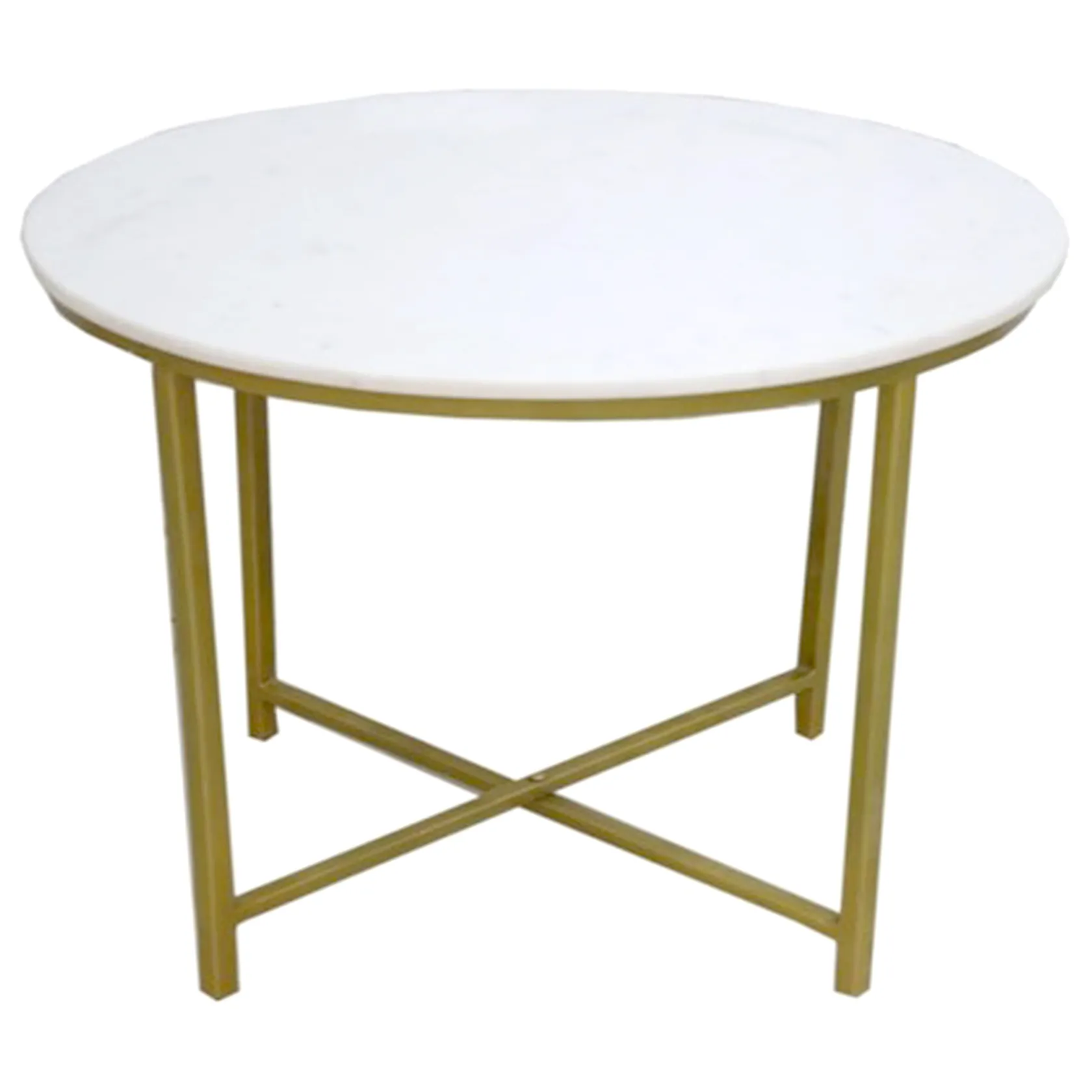 * Round Gold Coffee Table With Marble Top Low Price