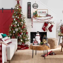 * Round Mango Wood Coffee Table With Metal Hairpin Legs Cheaper