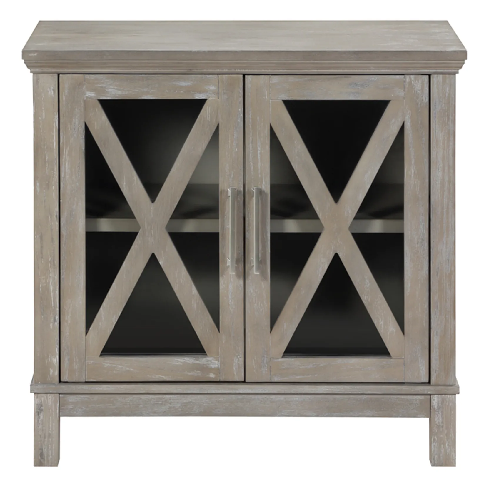 * Rowan 2-Drawer Grey Cabinet Flash Sale