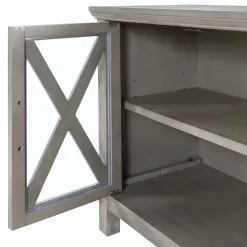 * Rowan 2-Drawer Grey Cabinet Flash Sale