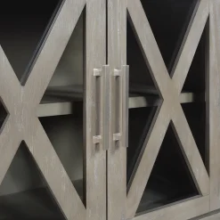 * Rowan 2-Drawer Grey Cabinet Flash Sale