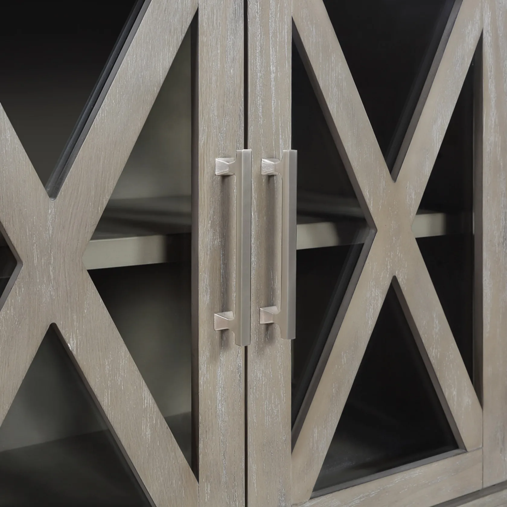 * Rowan 2-Drawer Grey Cabinet Flash Sale