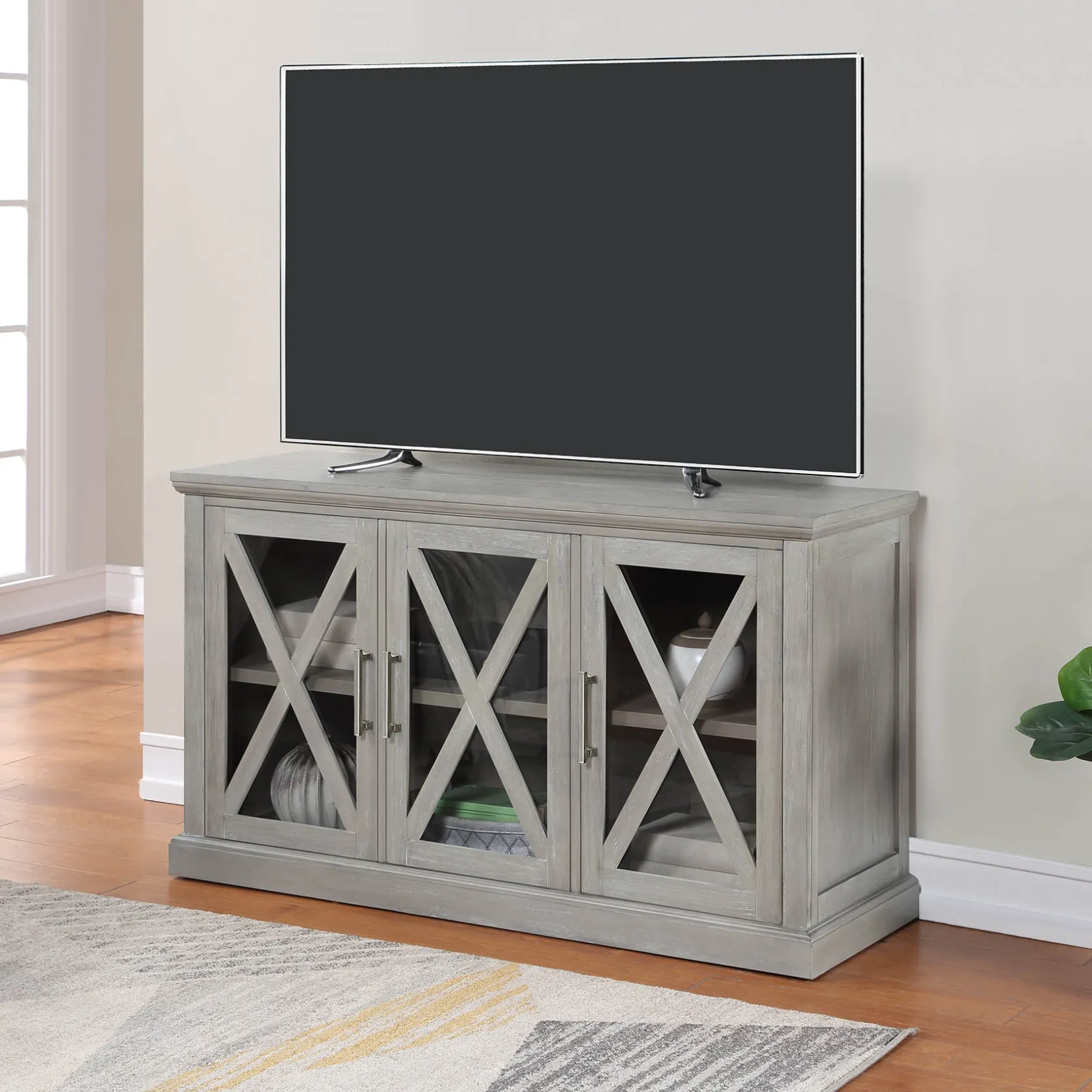 * Rowan 3-Drawer Grey Cabinet Good Quality