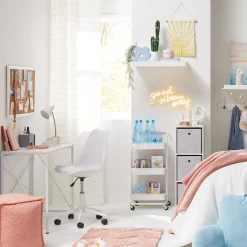 * Sally White Adjustable Office Chair Promotion