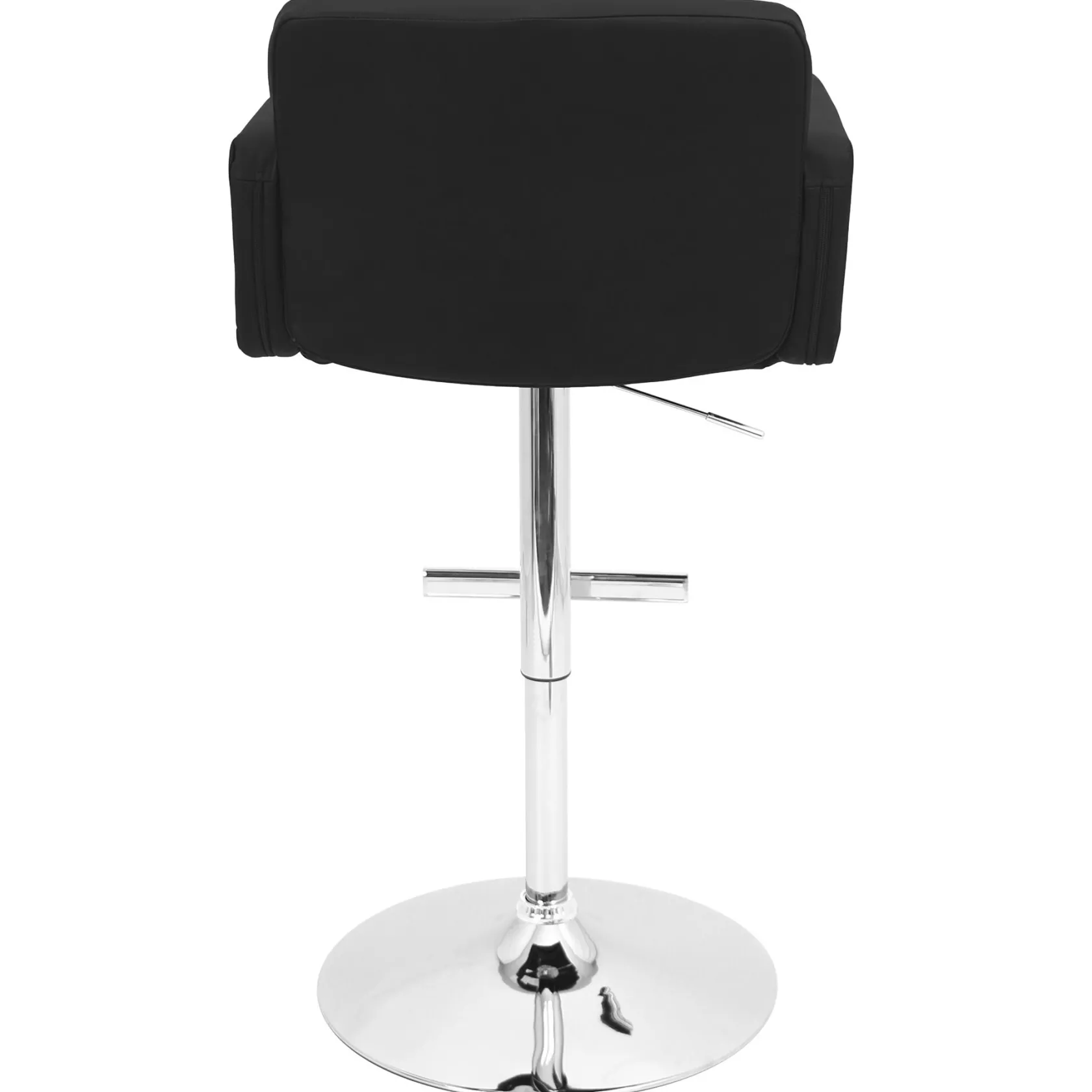 * Stout Black Faux Leather Adjustable Barstool Promotion