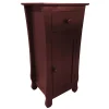 * Theodore Dark Brown 1-Drawer Cabinet End Table, 29 Bargain Sale