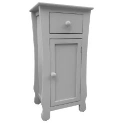 * Theodore Grey 1-Drawer Cabinet End Table, 29 Premium