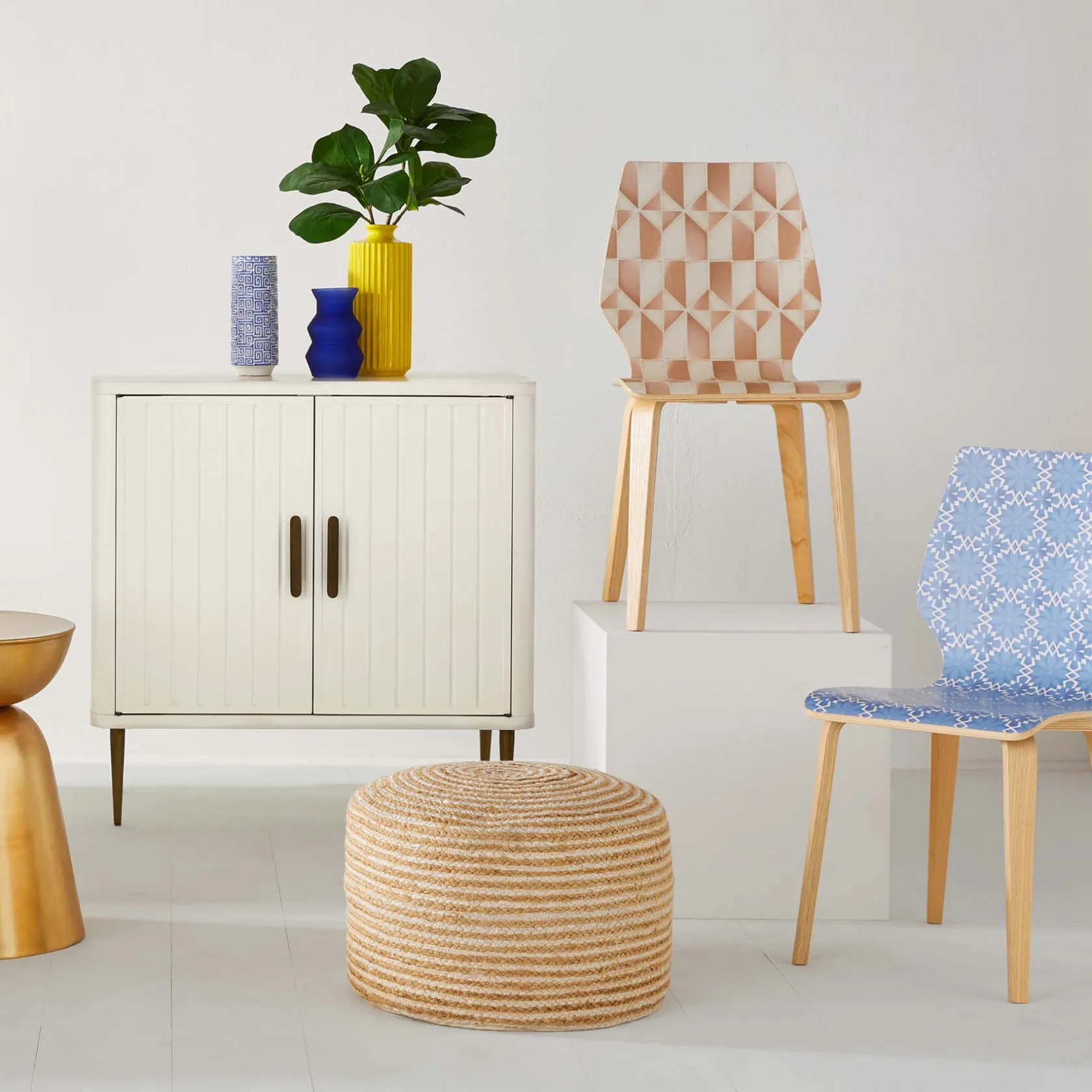 * Tracey Boyd Bentwood Dining Chair, Tan Low Price