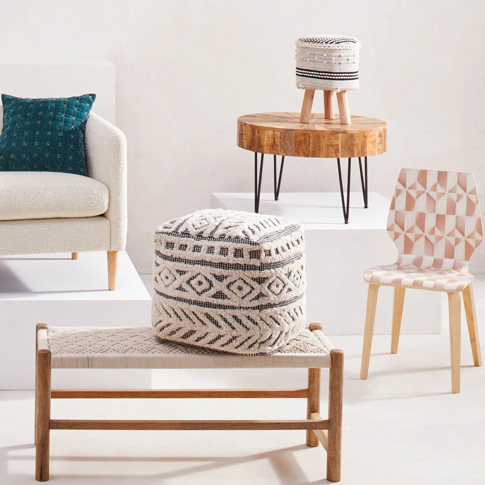 * Tracey Boyd Bentwood Dining Chair, Tan Low Price