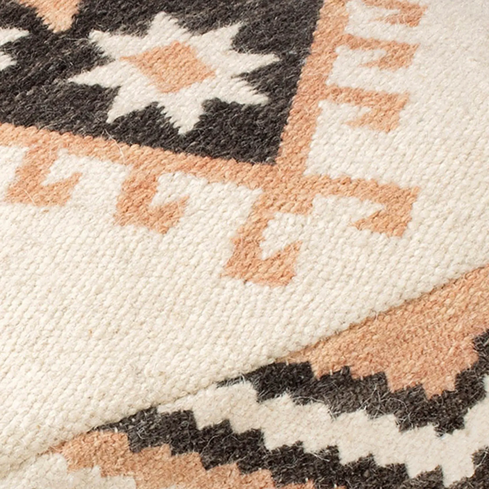 * Tracey Boyd Kilim Pouf Neutral Discount