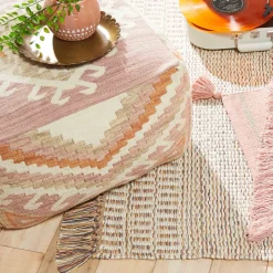 * Tracey Boyd Woven Kilim Pouf, 20 13 Low Price