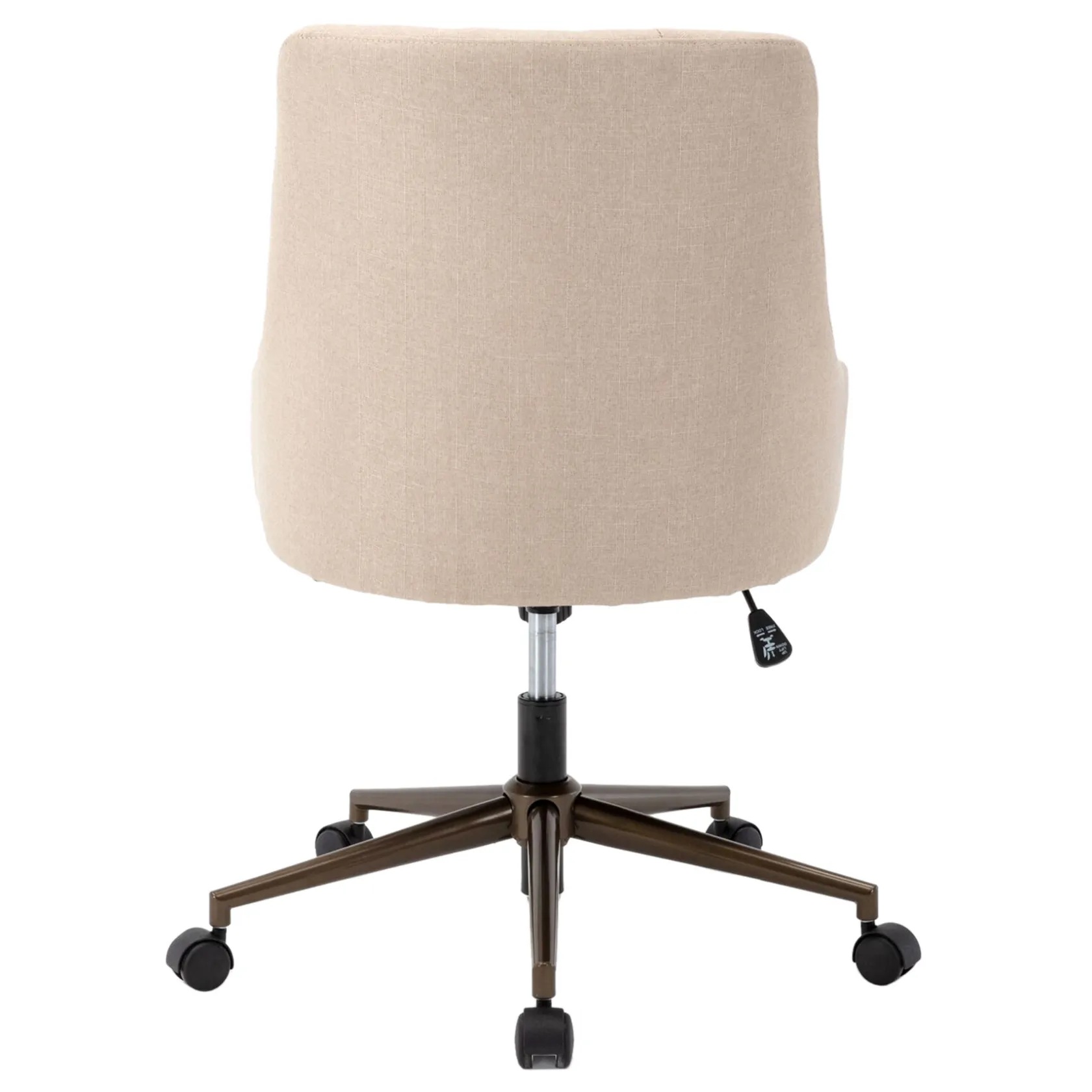* Tufted Cream Adjustable Office Chair Promotion