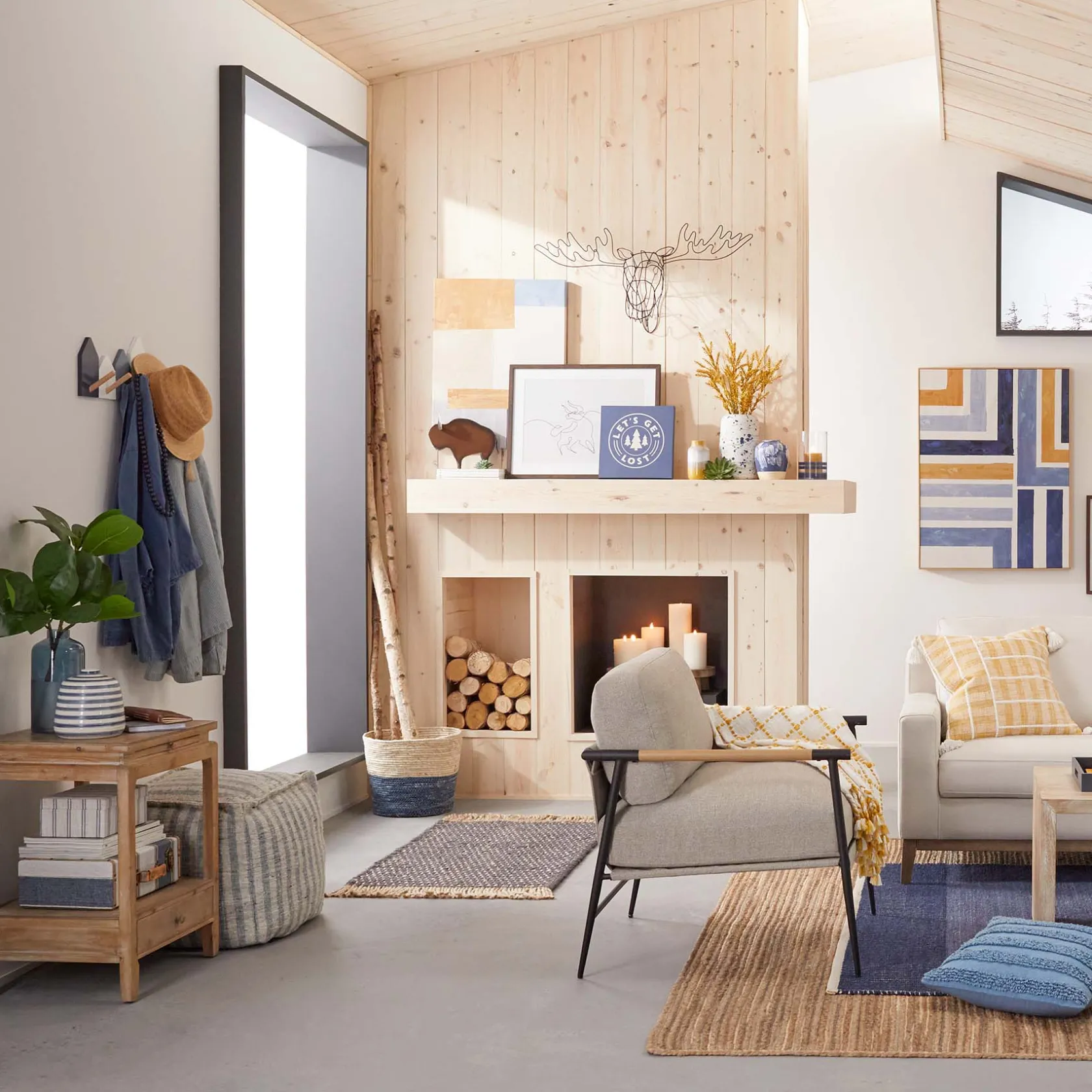 * Ty Pennington Newport Driftwood Accent Table Premium