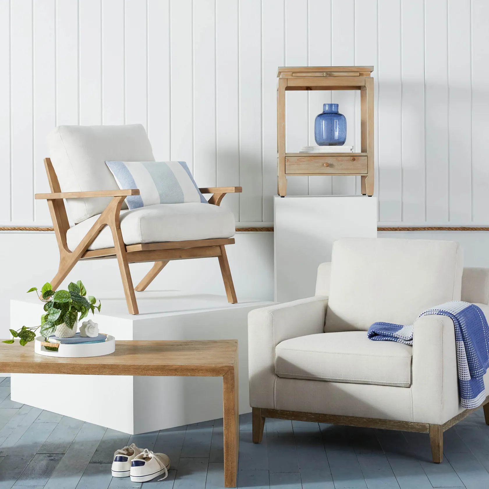 * Ty Pennington Wooden Arm Chair Good Quality