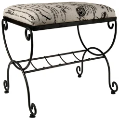 * Vanity Bench French Script Promotion