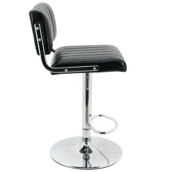 * Warren Adjustable Barstool, Black Discount