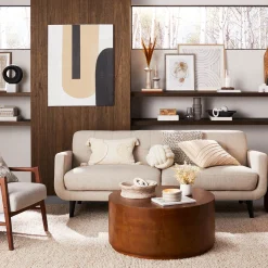 * Winslow Round Drum Coffee Table Flash Sale