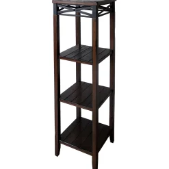 * Wood And Metal X Band Plant Stand Discount Online