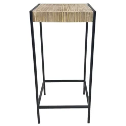 * Wood Top Metal Base Plnt Stand Online Discount