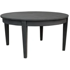 * Wooden Slat Round Coffee Table Online Discount