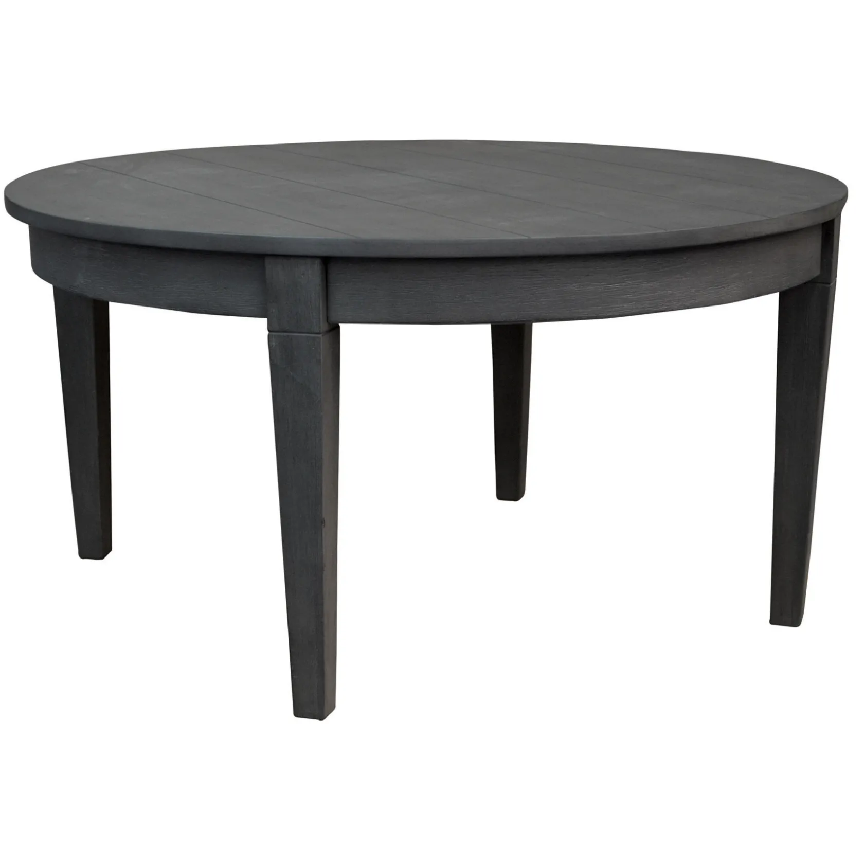 * Wooden Slat Round Coffee Table Online Discount